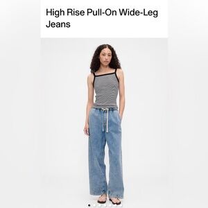 GAP drawstring jeans brand new!